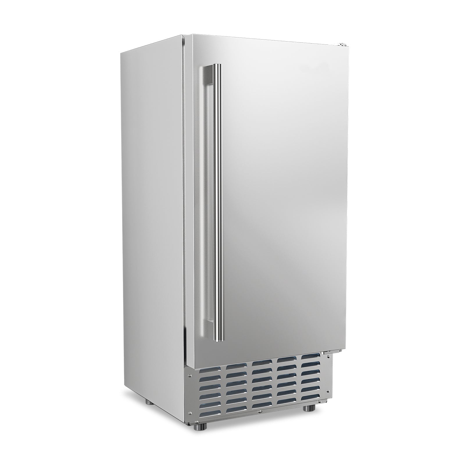 SIMZLIFE Nugget Ice Maker 66Lbs/24H, Built-in/Freestanding, Self-Cleaning, Home Bar, Silver