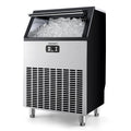 Simzlife Commercial Ice Maker Machine, 200lbs Daily Output, Under Counter ice Machine with 65lbs Ice Storage Capacity, Perfect for Home/Bar/Restaurant/Outdoor Activities(Stainless Steel)