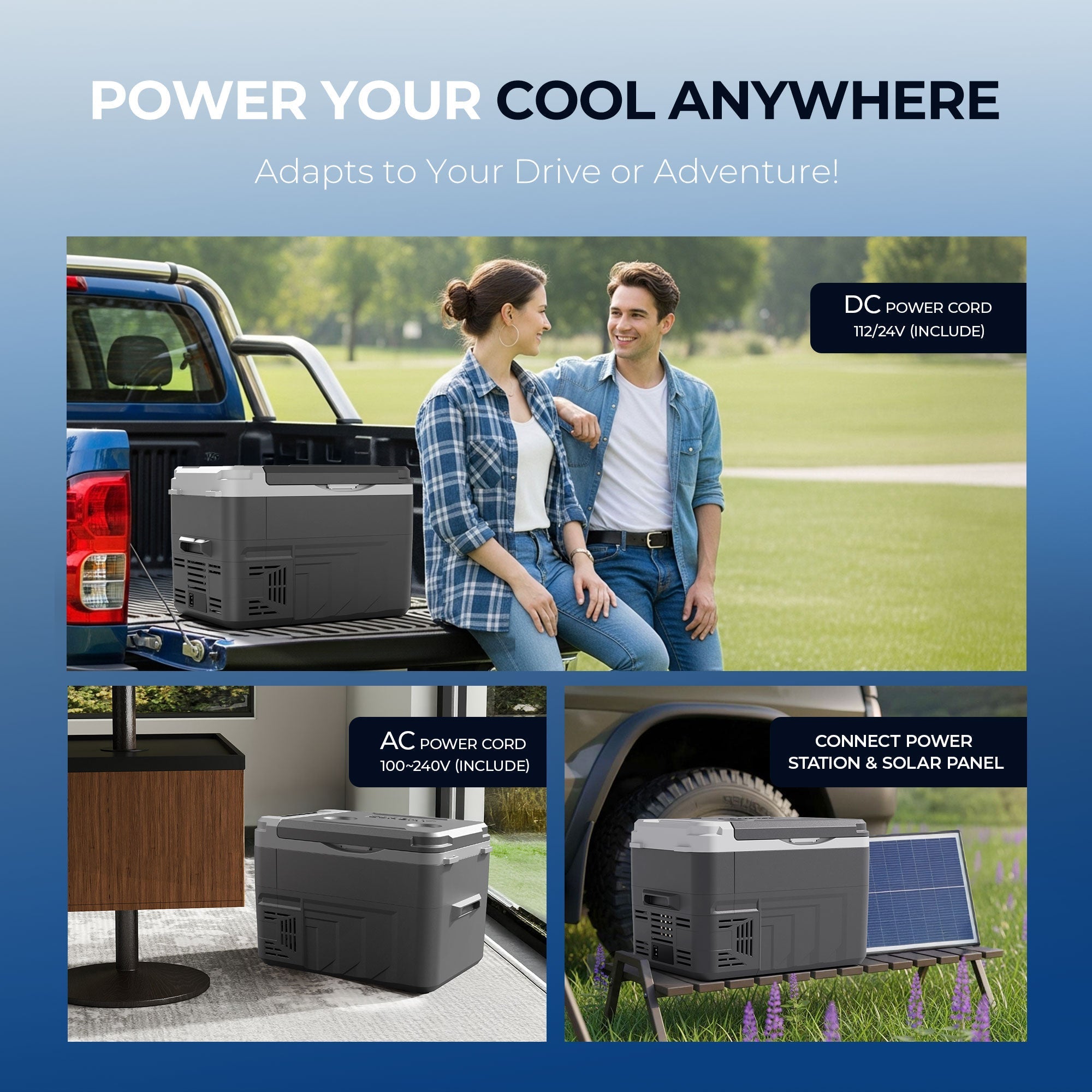 Simzlife 12 Volt Refrigerator, 16 Quart (15L) Car Fridge, Car Refrigerator -4℉~68℉, Portable Freezer for RV, Camping, Travel
