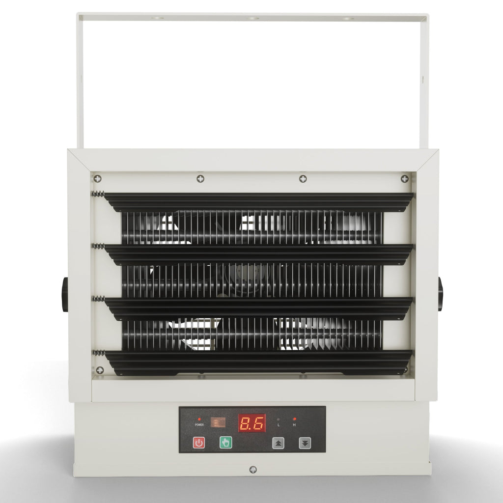 Simzlife Electric Garage Heater, 7500 Watt Hard-Wired Garage Heaters with Remote Control, 240v Ceiling Heater with 9 Hour Timer, Overheat Protection ETL Compliant Wall Heater for Garage, Workshop