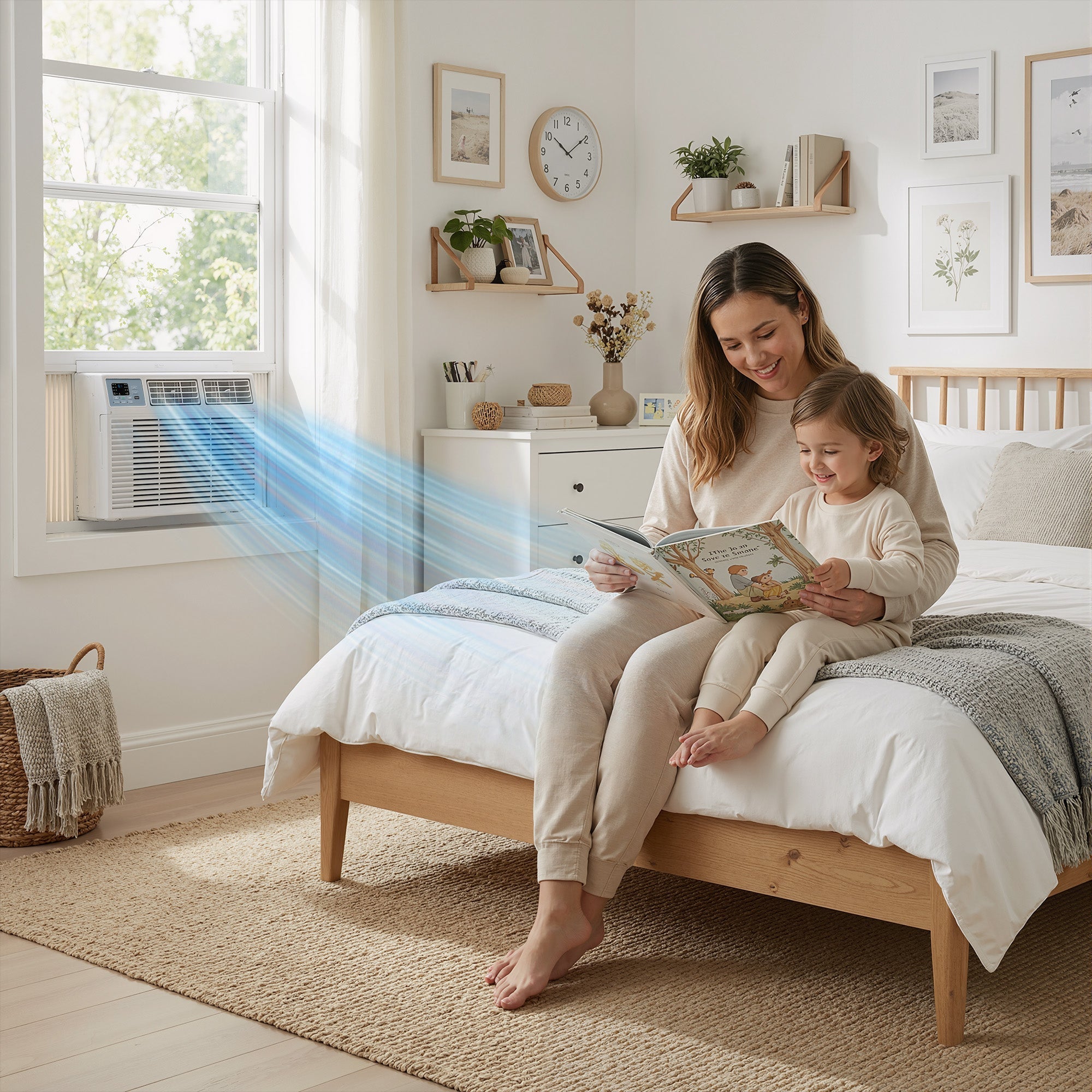 SIMZLIFE 10,000 BTU Window Air Conditioner With APP, Cools Up To 450 Sq Ft